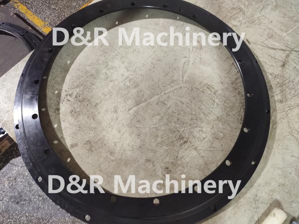 VLU200844 slewing bearing used for sewage treatment system, INA 50Mn slewing ring with black coating