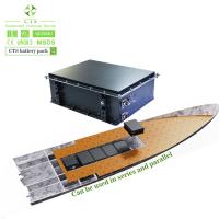 Bateria de barco elétrica recarregável de lítio 307.2v 50ah Lifepo4 Bateria de íons de lítio para barco marítimo