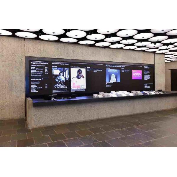 P1.86mm Fine Pixel Pitch LED Display Высокий контрастный коэффициент Высокий серый масштаб