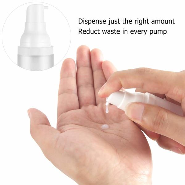 Бутылка Refillable 30ml насоса квадрата акриловая безвоздушная
