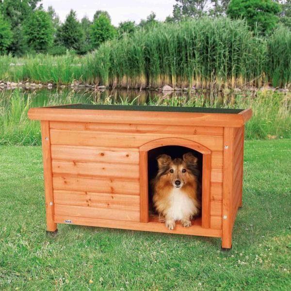 Functional Outdoor Dog House for Small Medium Large Dogs Wood Material and Chew Proof