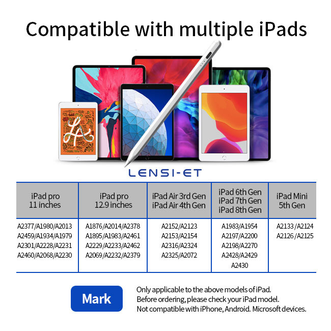 Цифровой планшет Pen 3 Lights Bluetooth Stylus для Android