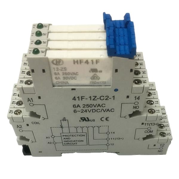 HF41F-012-ZS База 12Vdc мини-реле питания 24V реле сверхтонкий модуль