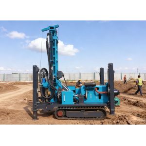 High-efficiency Pneumatic 200 Drilling Rig Crawler Mounted Easy Movement