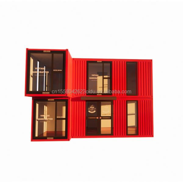 20ft/40ft Prefab Modular Tiny Kit Set Cabin Homes Container House Modern Design Style 3 Bedroom Ready Made House