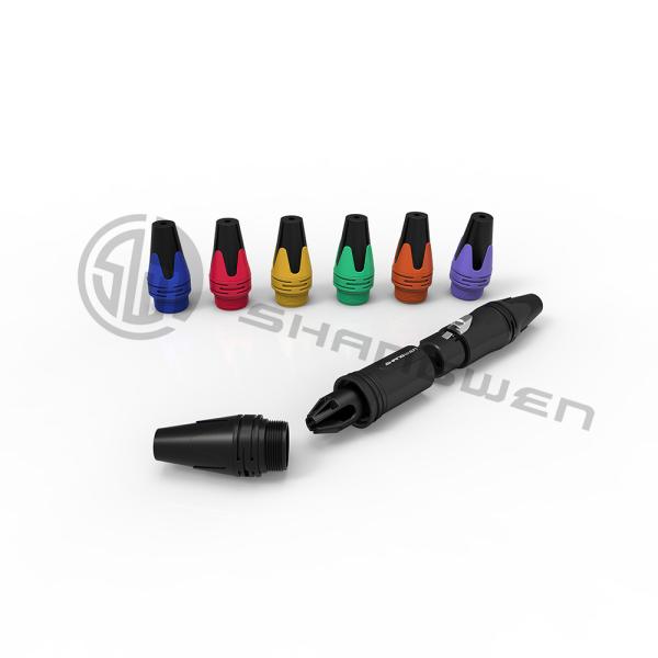 Мини 3 пин аудио соединитель Легкий XLR мужской разъемный соединитель