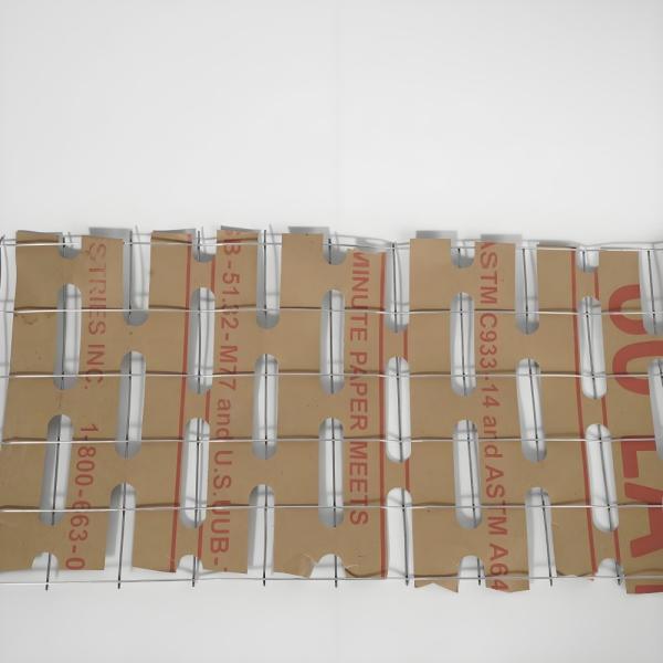 Uv Resistant Paper Backed Wire Stucco Lath Roll 48 X 144 Hot dip Galvanized