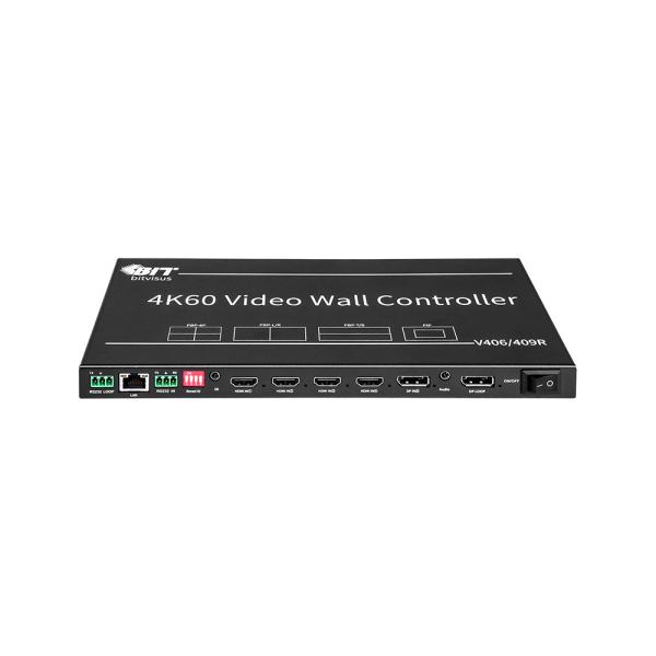 4K60 Video Wall Controller with 9 HDMI Outputs and 3-Year Warranty for Multi-Display Processing