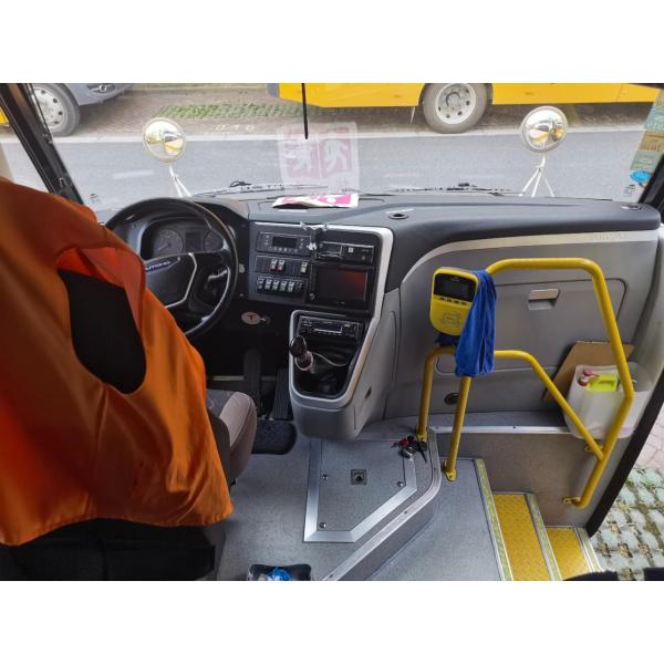 Евро v коробки передач ZK6745D подержанное мини Van 26seats Weichai WP3 быстрое