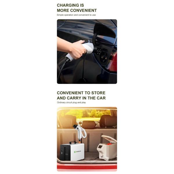 20kW DC Mobile Electric Vehicle Charging Station 11.5kWh LiFePO4