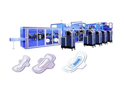 Fully Automatic Sanitary Pad Manufacturing Machine, 600-800pcs/min, tailored size