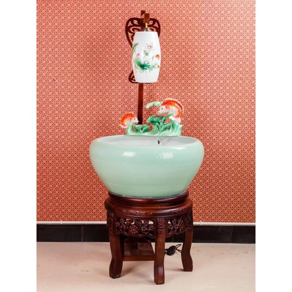 Los pescados azules vagos del koi de la base 460m m del modelo del esmalte ruedan