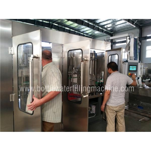 Energy Drink Manufacturing Beer Filling Machine , Soda Water Machine / Equipment