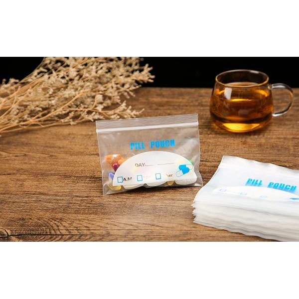 Medicine Bags, Zip lockk Accessory Bags, Pill Baggies, Supplements organizer, Medication Pouch, Vitamin Storage