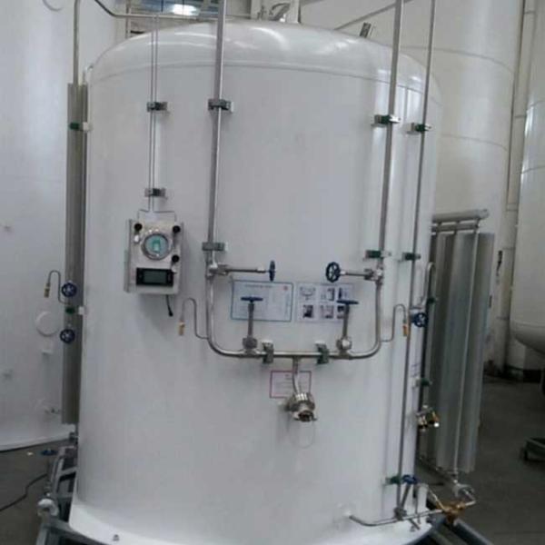 Liquid Oxygen Micro Bulk Tanks Cryogenic , 1m3 Microbulk Nitrogen Tanks