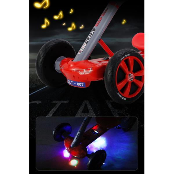 Remote Rechargeable Kids Ride On Car Four-wheel Drift Go-kart with Independent Brakes