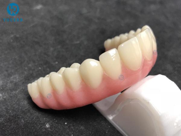 Placas dentais semi flexíveis de PMMA de grande resistência para a coroa provisória