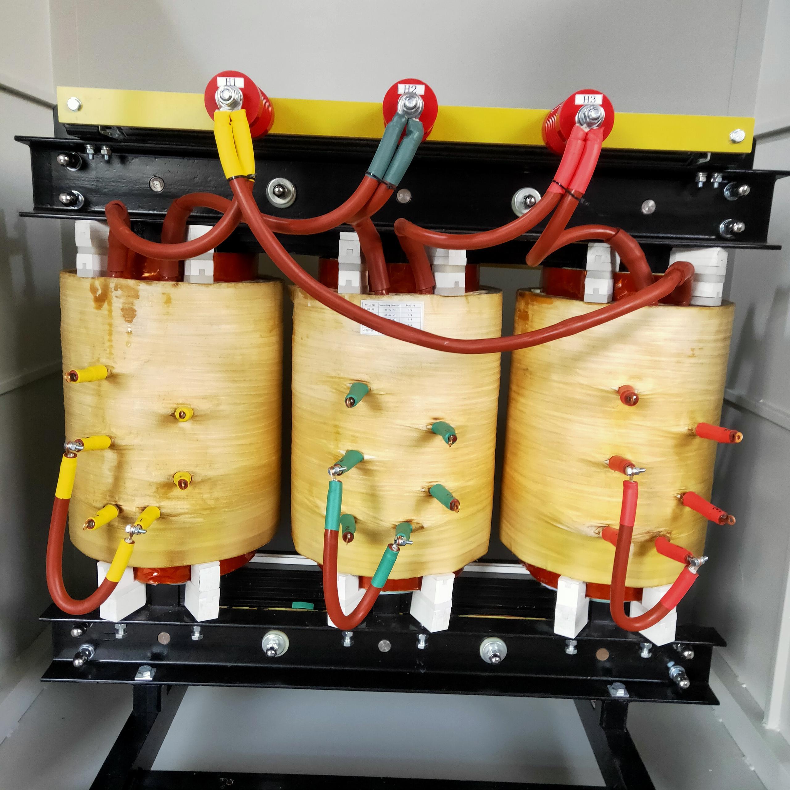 225kVA Three Phase Dry Type Transformer 4160V to 480Y/277V Outdoor NEMA 3R DOE2016 Efficiency