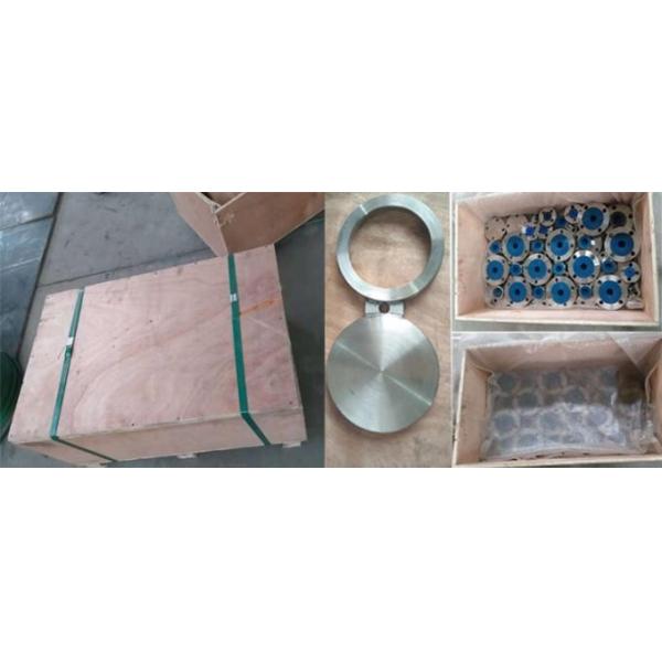 Forged ASME B16 48 Nickel Alloy Steel Flanges , Fertilizer Industry Spectacle Blind Flange