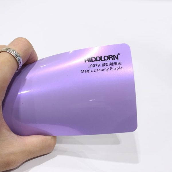 Purple Diamond Color TPU Car Paint Protection Film Shiny Colors Car TPU Vinyl Film
