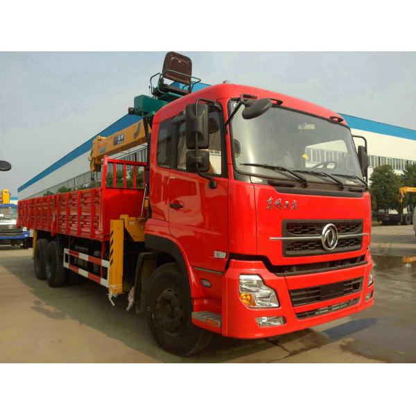 Dongfeng DFL1250 6X4 Truck Mounted Crane With Cummins C245 20 Engine