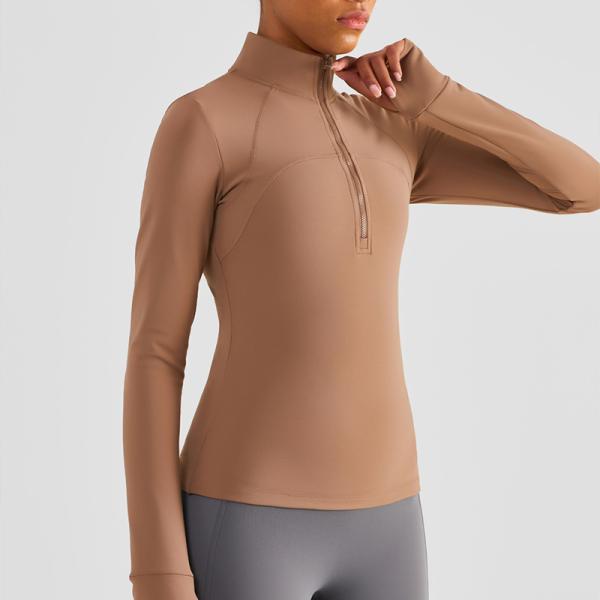 Winter Plush Horse Riding Base Layer Half Zipper Warm Equestrian Top