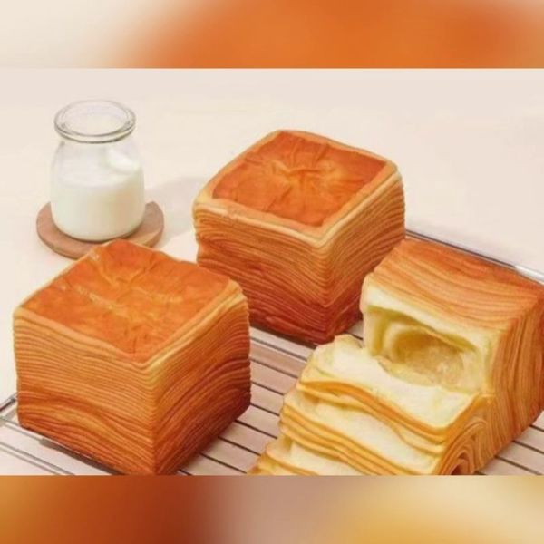 Multi-Layer Danish Loaf Bread Processing Line | Commercial Flaky Cube Toast Plant