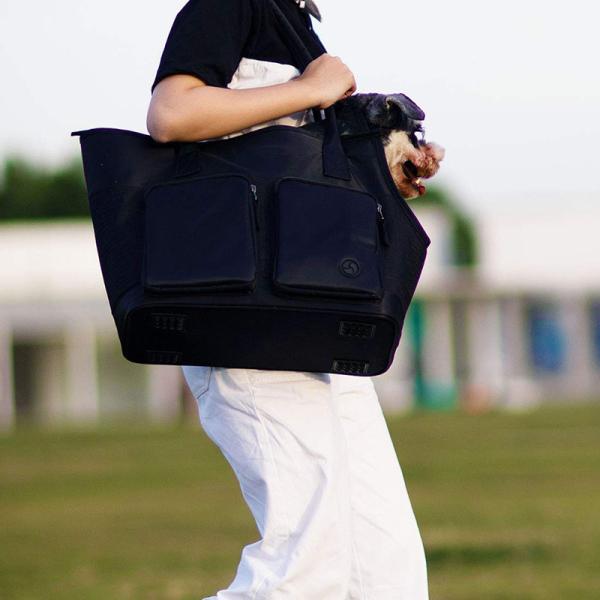 Rip - Stop Pet Carrier Purse 15*12*8 Inch With Breathable Mesh Closure