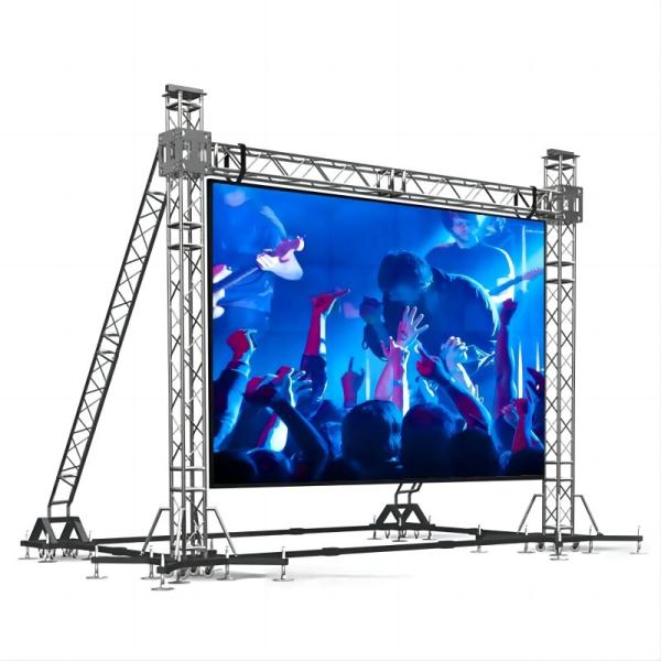 Display LED à cor completa P3.91 Panel LED à prova d'água externo 500x1000mm