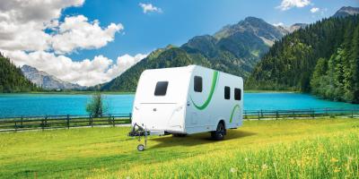 Travel Off Road Camper Trailers With Solar Panel Complete Kitchen Equipment HuaZhiyu
