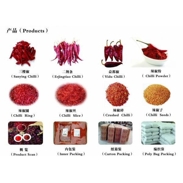 Красный джинта чили Влажность 8%-12% Нечистота 0,1% Макс Для традиционной кухни