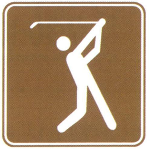 Tourist Attractions Brown Travelling Sign  Reflective Film Sheet and Aluminum Board For Price