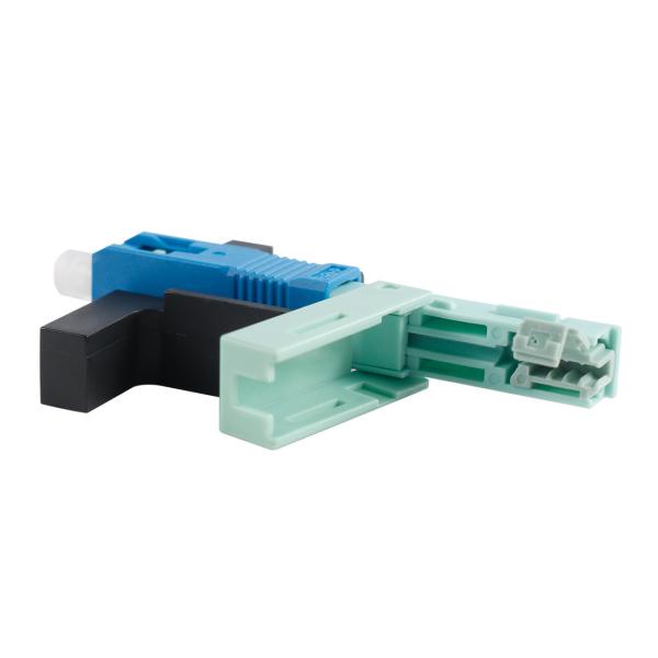 Conector do Sc da fibra ótica do conector de Ffiber do azul do CE ROHS 0.9mm 2.0mm 3.0mm