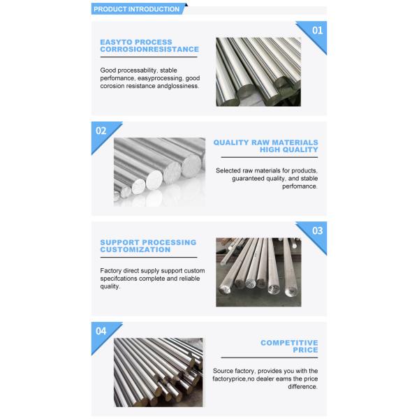 2B BA 2D 2BB No.3 No.4 Surface Finish AISI 329 Stainless Steel Bar Affordable and for Valve Steels