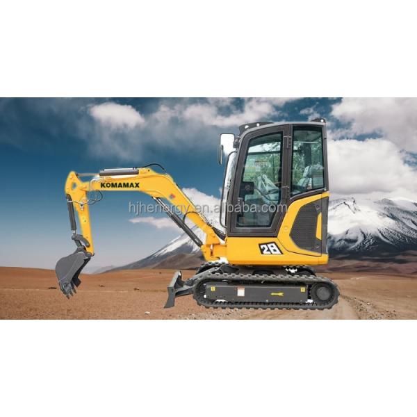 Side Swing Mini Excavator Xn28 Micro Digger 2640kg Crawler Excavator 0.05cbm Tracked Bucket Excavator