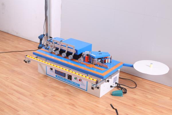 1600kw Small Edge Banding Trimming Machine Straight Curved Sheets Manual Edge Bander