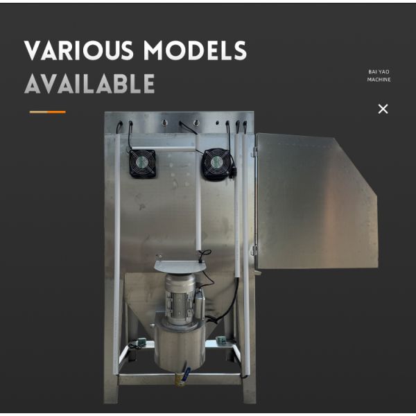 Wet Blasting Cabinet with Water Heating System