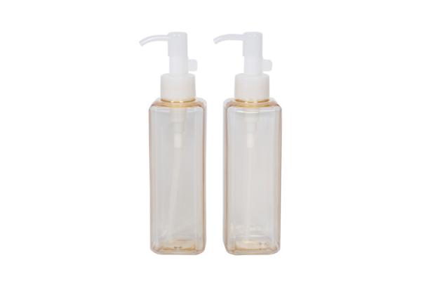 o quadrado Iso9001 do ombro do ângulo 180ml direito bombeia garrafas cosméticas
