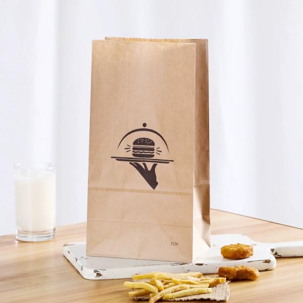 Напечатанный на заказ герметичный бумажный мешок для упаковки продуктов питания,Крафт бумажный мешок, мешки для упаковки продуктов питания