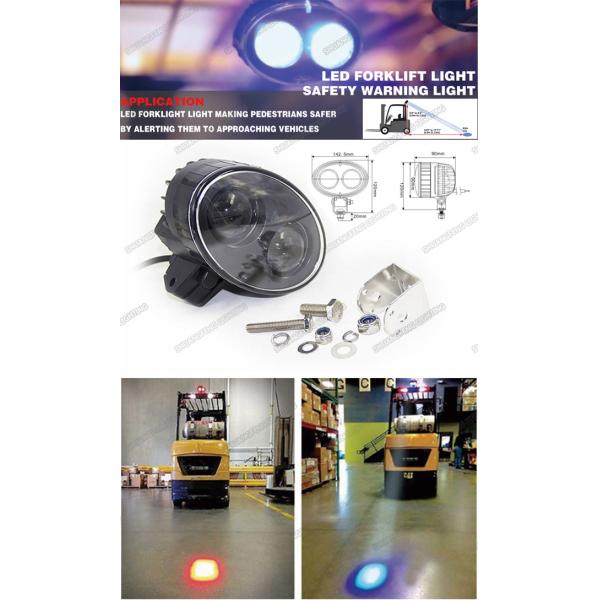 6000K LED Automotive Work Light Blue Red White Spot Light For Forklift / Truck
