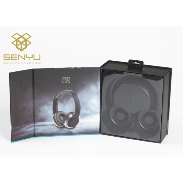 Black Plastic Blister Packaging Box for Headphone Mobile Accessories