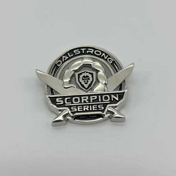 Scorpion Series Knife Company Lapel Pin Promo Silver Tone Enamel pin