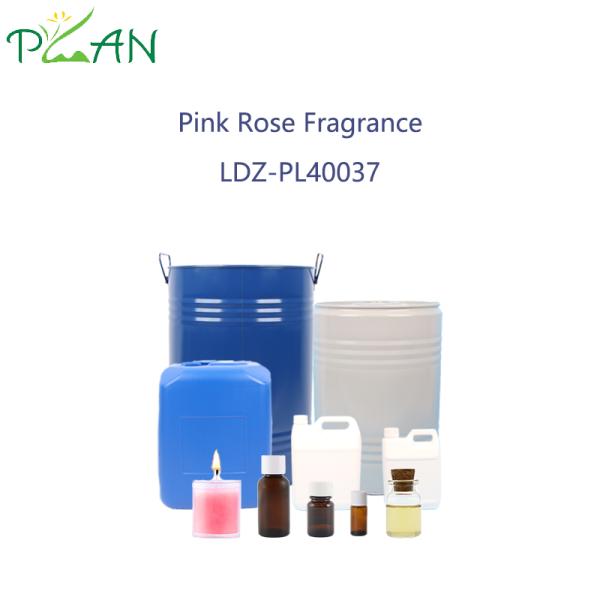 Free Samples Scented Candle Pink Rose Fragrance Essence Eco Friendly