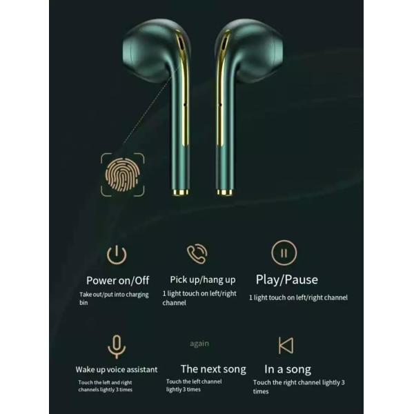 Гибридный активный шум отменяя небольшое беспроводное Bluetooth Earbuds J18 TWS