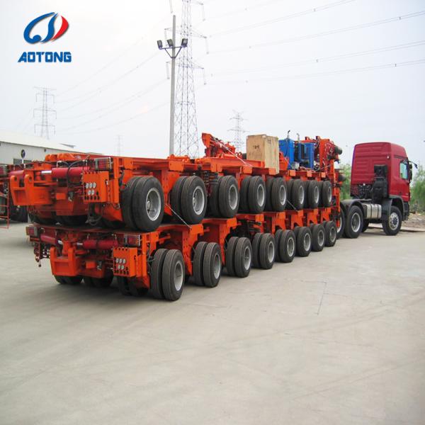 3 Axle Lowbed Semi Trailer 60T Capacity with 12R22.5 Tires