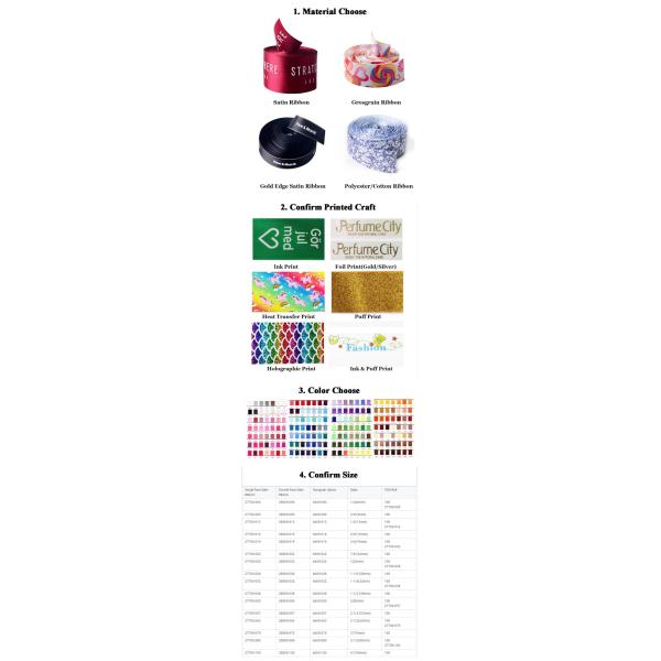 Customized Grosgrain Ribbon Printer Personalized Ribbon for Favors by the Yard
