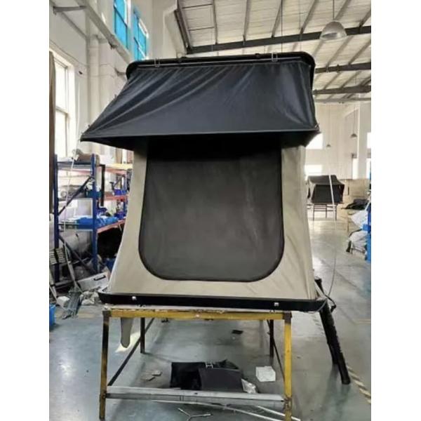 Durable Canvas Outdoor Entertainment Roof Top Tent with Aluminum Shell