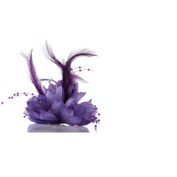 Bridal headdress feather flower wrist corsage pearl wedding dance party clothes accessorie