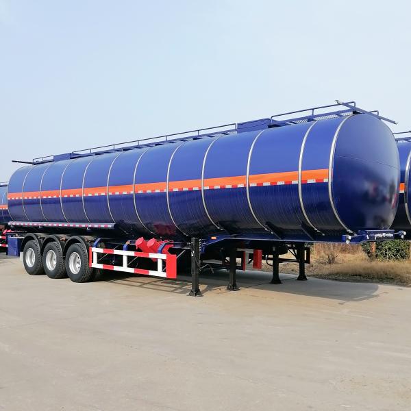 TITAN 40000/45000/50000 Liter Palm Petrol Diesel Crude Oil Fuel Tanker Trailer