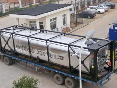 Standard 40FT Bitumen Heating Tank Heavy Oil Asphalt Storage Tank Container